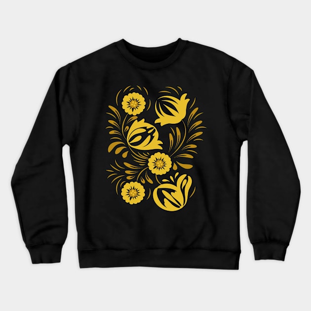 Folk flowers Crewneck Sweatshirt by Eskimos